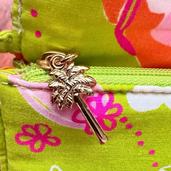 Lilly Pulitzer‎ Floral Clutch Wristlet Wallet Soft Cotton Bright Colorful Cute - Picture 9 of 15